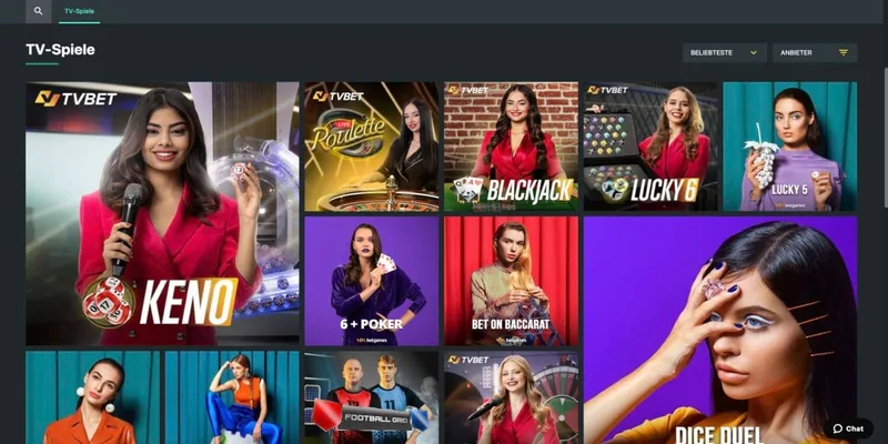 1bet Casino Tv Spiele