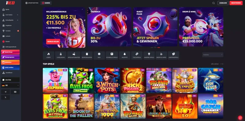 1Red Casino Bonus