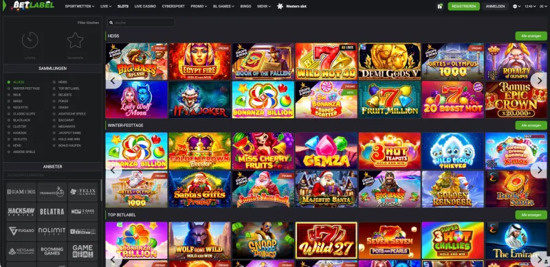 BetLabel Casino Slots