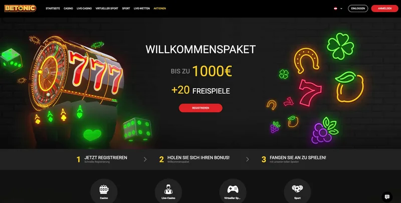 Betonic Casino Bonus