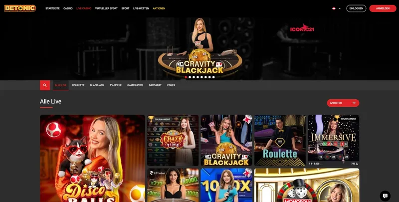 Betonic Live-Casino