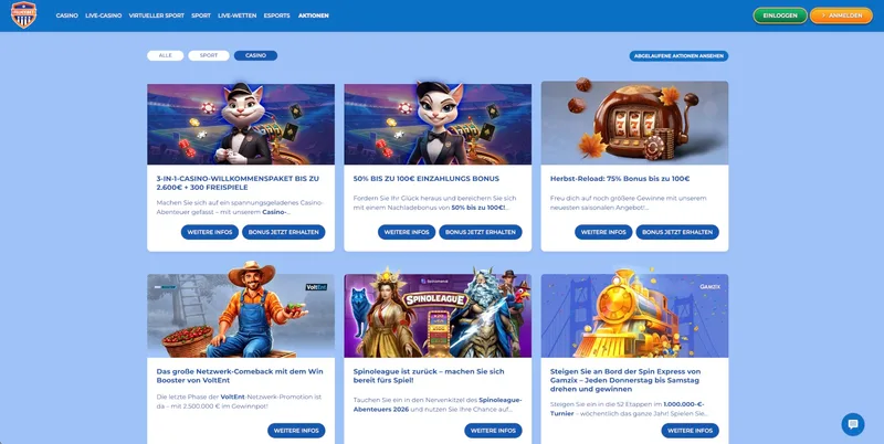 FeliceBet Casino Aktionen