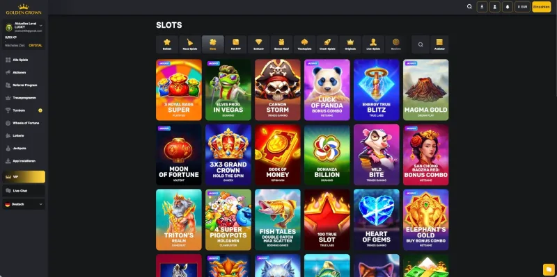 Golden Crown Casino Slots
