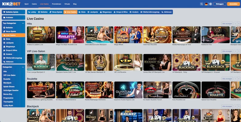 KikoBet Live-Casino