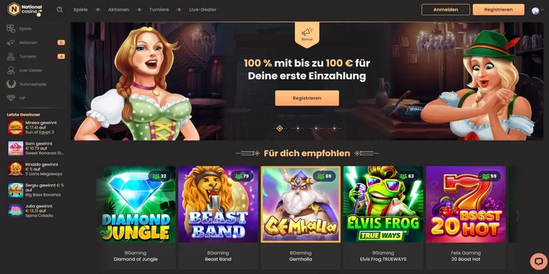 National Casino Bonus