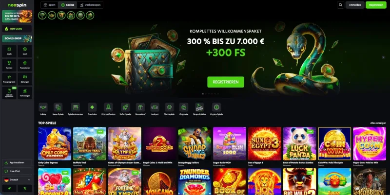 Neospin Casino Bonus