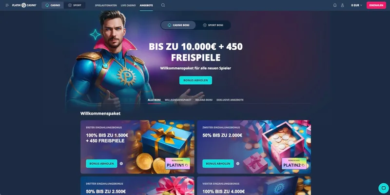PlatinCasino Aktionen