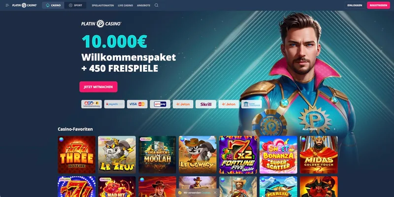 PlatinCasino Bonus