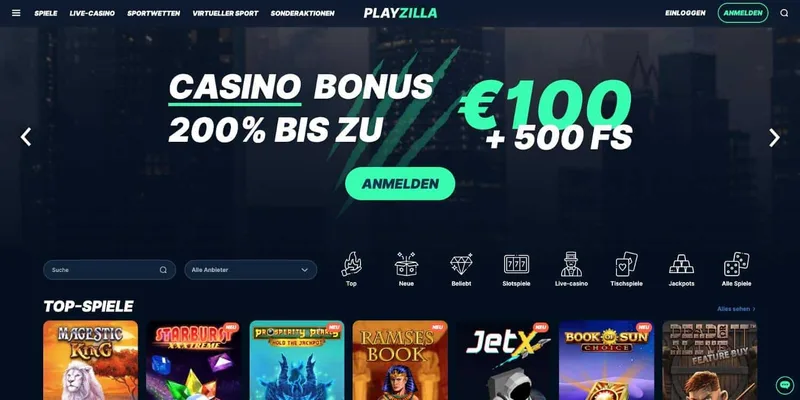 Playzilla Casino Bonus