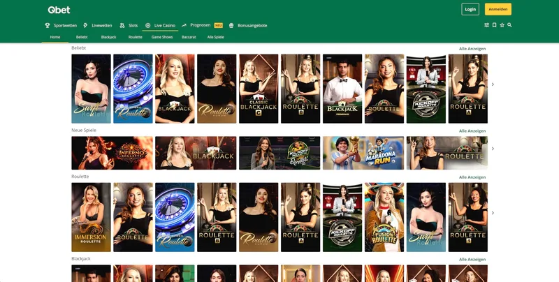 QBet Live-Casino