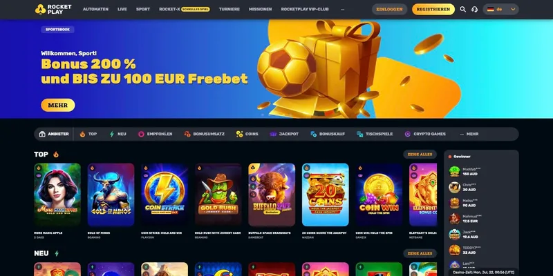 Rocketplay Casino Bonus