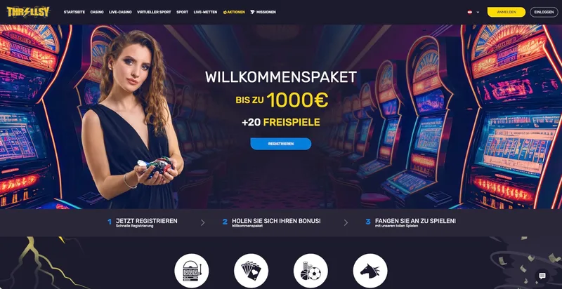 Thrillsy Casino Bonus