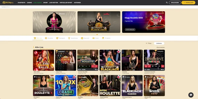 WinMega Live-Casino