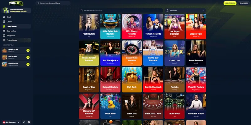Winzter Live-Casino